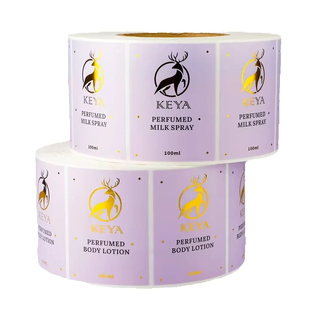 Sticker Label Roll - Benutzerdefinierte biologisch abbaubare Shampoo-Etiketten | Wasserdichte