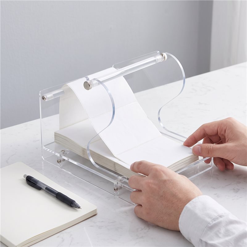 Sticker Label Roll - Acryl-Aufkleberspender für Heißkleberrollen, für Thermodrucker, für