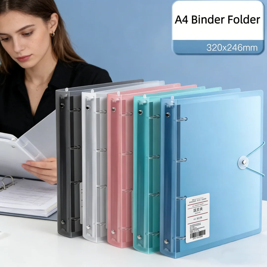 A4-Aktenordner, D-Typ, 4-Loch- – Binder Clip Assorted Bewertung und Preis