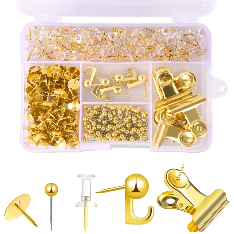 310 stücke Push Pins Set Binde – Binder Clip Assorted Bewertung und Preis