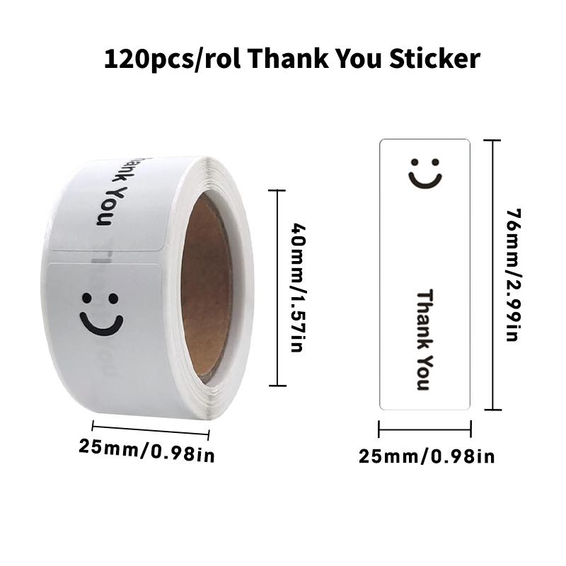 KAYSION 120 Stück/Rolle Dankes – Sticker Label Roll Bewertung und Preis