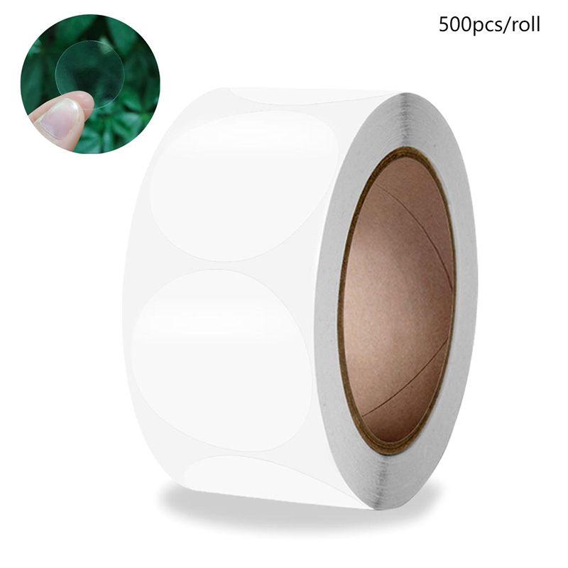 500 Stück/Rolle Runde Transpar – Sticker Label Roll Bewertung und Preis